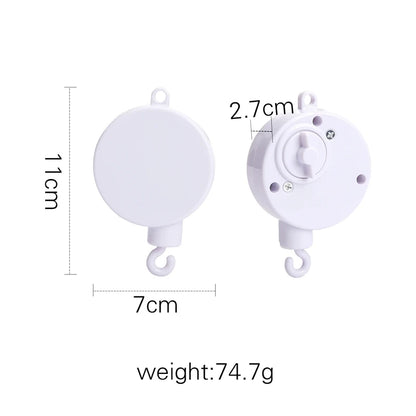 Baby Wooden Rattles Bed Bell Soft Felt Cartoon Cloudy Star Hanging  Toys Pendant Crib Mobile Toys Holder Bracket Infant Gift Kid
