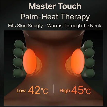 Bionic Neck Shoulder Massager N7 Kneading Massager Shawl 3-Level Modes Neck Cervical Waist Leg Body Muscles Massage Pillow