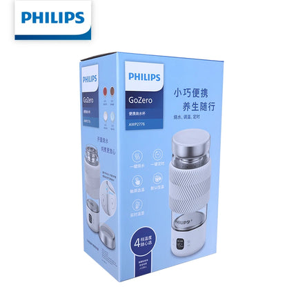 Philips Portable Electric Kettle 2-in-1 Water Boiling/Health Cup 4 Temperature Settings 400ML Portable Water Boiling Cup