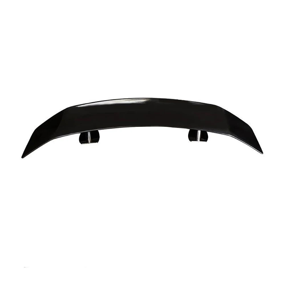 Three Box Sedan Car Universal Tail Wing Airplane Wing Modification Sport No Drilling Large Fixed Wing Carbon Fiber Pattern  ﻿
