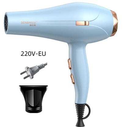 11 Second Fast Dry Hair Dryer With Pure Copper Core, High-Speed Blue Light Negative Ion Hair Care, Home Hair Salon Hair Dryer