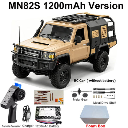 MN82S MN82 MN82PRO RC Car 1/12 4WD 2.4G Remote Control Car Climbing Off-road RC Crawler LED Light Truck RC Toys As Kids Gift
