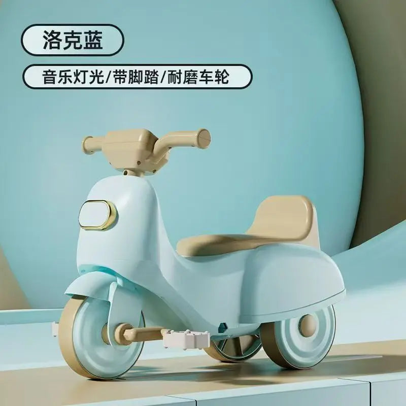 Multifunctional Children's Tricycle for 1-3 Years Old Kids, Pedal Gliding Balance Bike, Baby Push Car with Seat, Kids Scooter To