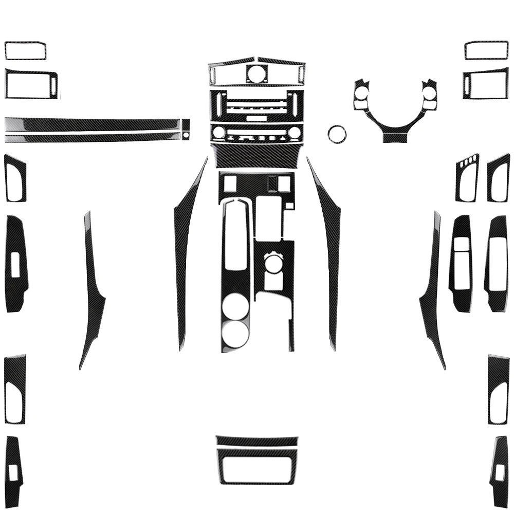 For Lexus IS250 IS350 300H 2013-2019 Carbon Fiber Gear Shift Air Outlet CD AC Window Lift Set Car Interior Accessories Sticker