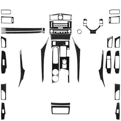For Lexus IS250 IS350 300H 2013-2019 Carbon Fiber Gear Shift Air Outlet CD AC Window Lift Set Car Interior Accessories Sticker