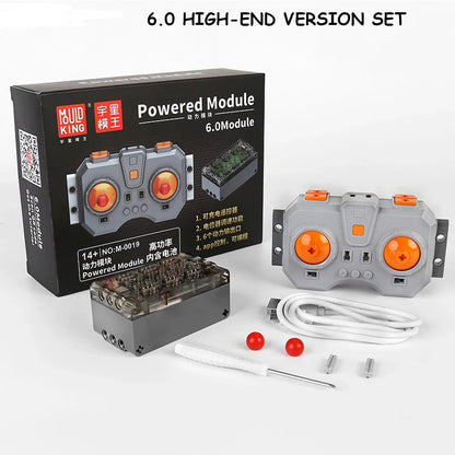 Technical Electronic Building Block MOC Refit Accessories Micro-motor RC Power Functions Parts Creative DIY Car Bricks Kids Toys