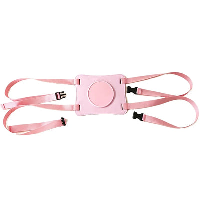 Adjustable Strap-on Harness for Couples Pink Wearable Dildo Belt with Safety Buckles Adult Sex Product for Women Lesbian