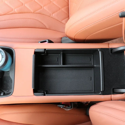 Armrest Storage Box for BYD Sealion 07 EV 2024 2025 Center Console Layered Storage Box Tray Plate Organizer Interior Accessories