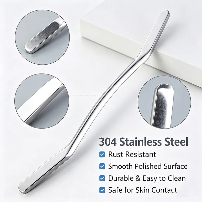 1-2PCS 304 Stainless Steel Gua Sha Scraping Massage Tool Deep Tissue Relax Cellulite Massager Muscle Massage Relaxation AMGJ011