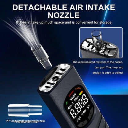 Digital Alcohol Tester Professional Alcohol Detector Breathalyzer Police Alcotester LCD Display Drunk Driving Test for Home