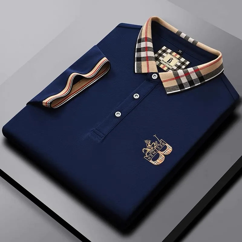 Exquisite Pony Embroidered Comfortable Polo Shirt Fashion Men's Brand Hot Selling Breathable Short Sleeves in the Summer of 2026