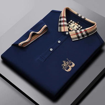 Exquisite Pony Embroidered Comfortable Polo Shirt Fashion Men's Brand Hot Selling Breathable Short Sleeves in the Summer of 2026