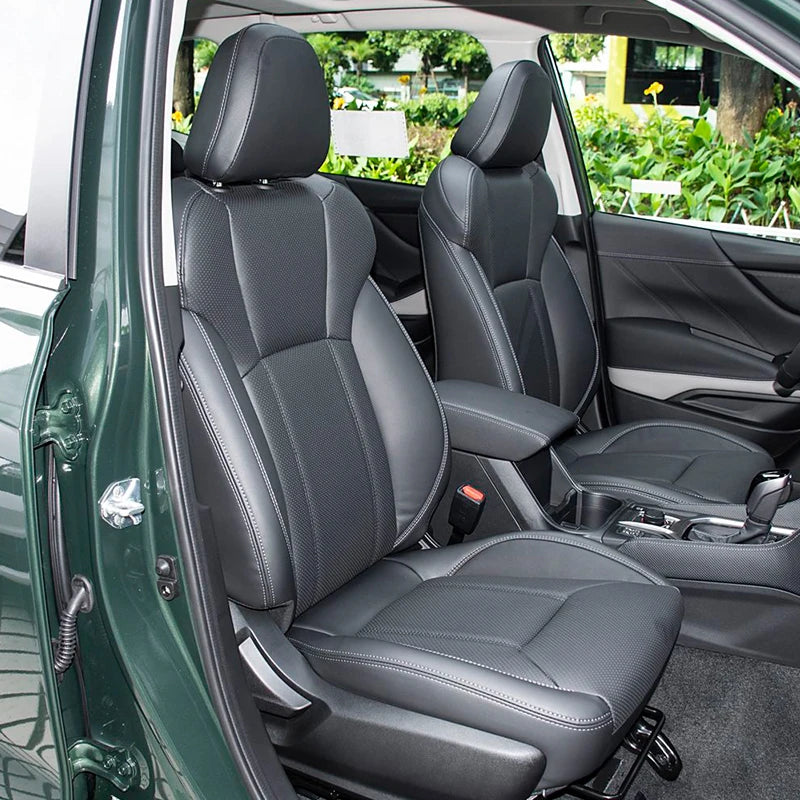 Custom Fit for 2004-2019 2020 2021 2022 2023 2024 2025 Subaru Forester Car Accessories Seat Covers 5 Seats Top Quality Leather