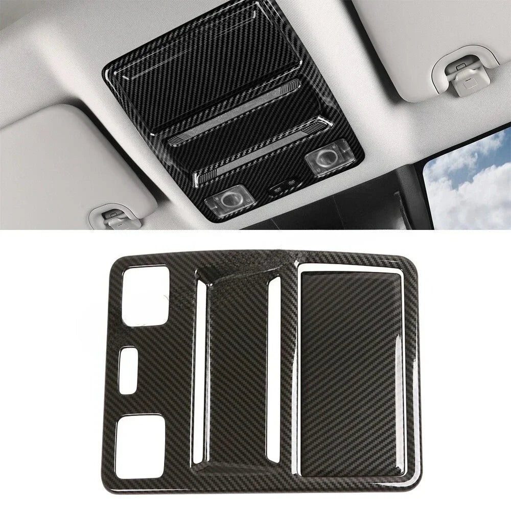 For Ford Ranger P703 T9 XL XLT Wildtrak Raptor 2023-2025 Carbon Fiber Texture Gear Shift Panel Cover Interior Trim Full Set