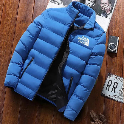 2024 Men's Cotton Clothing Fashion Brand Jacket Sports Bicycle Printed Street Warm Business Casual Top New Style