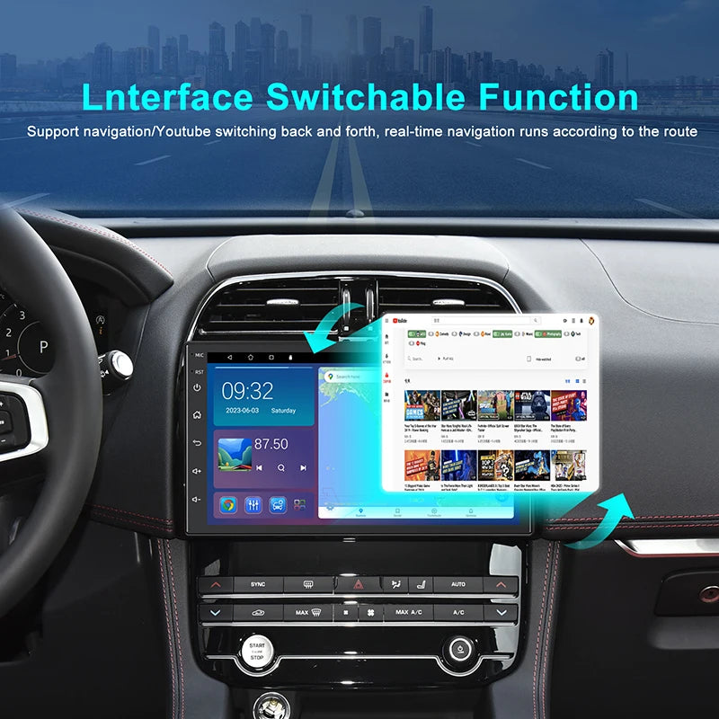 7''  For VW Polo MK4 2001-2007 Car Radio Stereo Android 15 Auto Navi CarPlay Wifi Rear Camera Head Unit GPS FM BT Google Map FM