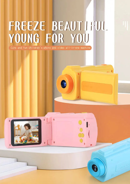 Kids Video Camcorder 1080P 20 MP High Resolution Portable Mini Digital Camera with 2.4 Inch Large Display Screen Birthday Gifts
