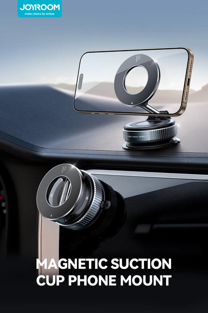 Joyroom Magnetic Car Phone Holder 360° Rotatable Suction Cup Phone Mount For Dashboard/Windshield For iPhone 4.7-7.0'' Phones