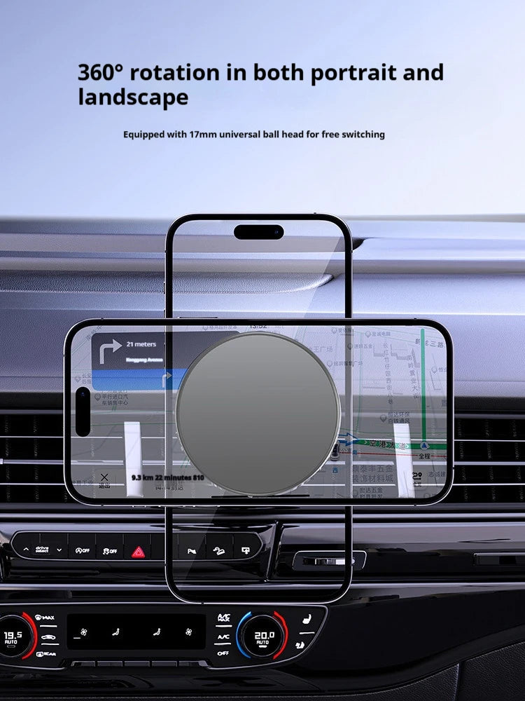 1Set ABS Plastic Material For 2020-2024 Land Rover Defender Special Car Magnetic Phone Holder Fixed Bracket Stand Mobile