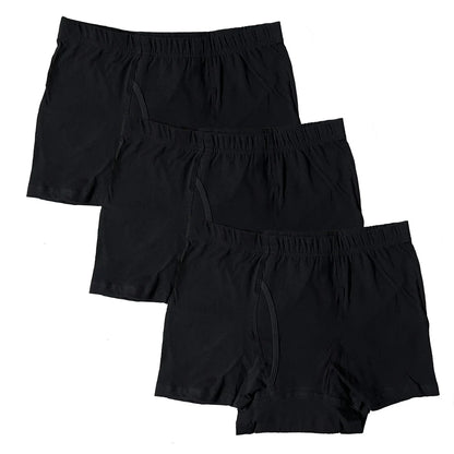 3-Pack Men’s Incontinence Underwear,Reusable & Washable Boxer Briefs, Regular Absorbency, Leakproof, Comfortable & Breathable