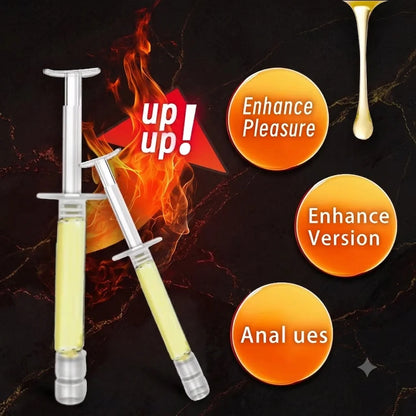 Water-based Personal Lubricant Gel, External Use Care Gel, Plant Extract Formula, Lightweight Liquid, Portable Travel Size