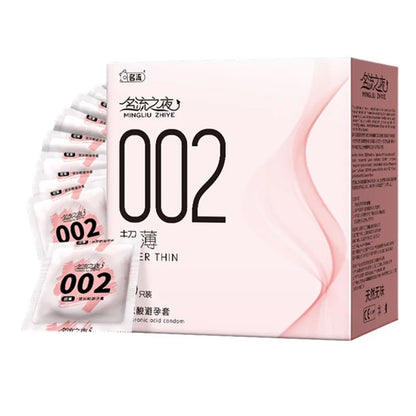 50/100pcs Hyaluronic Acid Condom Ultra Thin Penis Sleeves Natural Latex Smooth Contraception Condoms Erotic Products Sex Toys