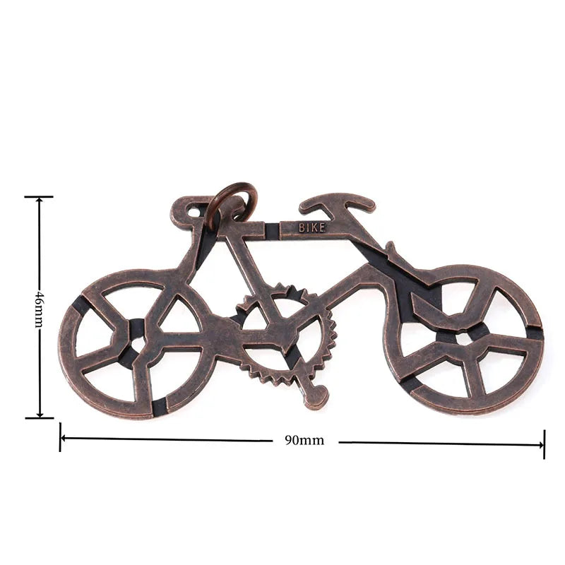 Lock Puzzles Classic IQ Metal Brain teaser Magic Baffling Puzzles Game Toys For Children Adults Funny Gifts Metal Puzzle