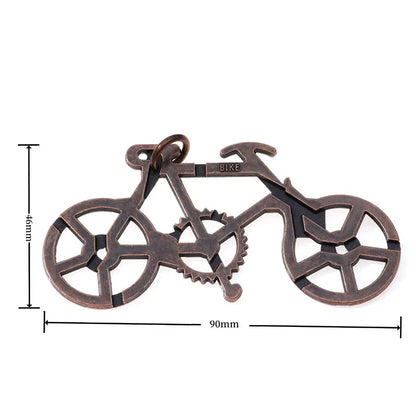 Lock Puzzles Classic IQ Metal Brain teaser Magic Baffling Puzzles Game Toys For Children Adults Funny Gifts Metal Puzzle