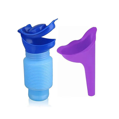 1/2set Portable Adult Urinal Outdoor Camping High Quality Travel Urine Car Urination Pee Soft Toilet Urine Help Men Women Toilet