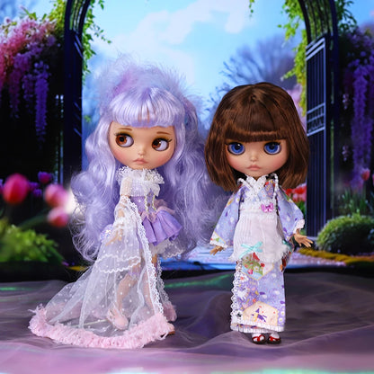 ICY DBS Blyth Doll BJD Joint Body tan Skin Matte Face Set Doll 1/6 30cm Girl Gift Anime SD