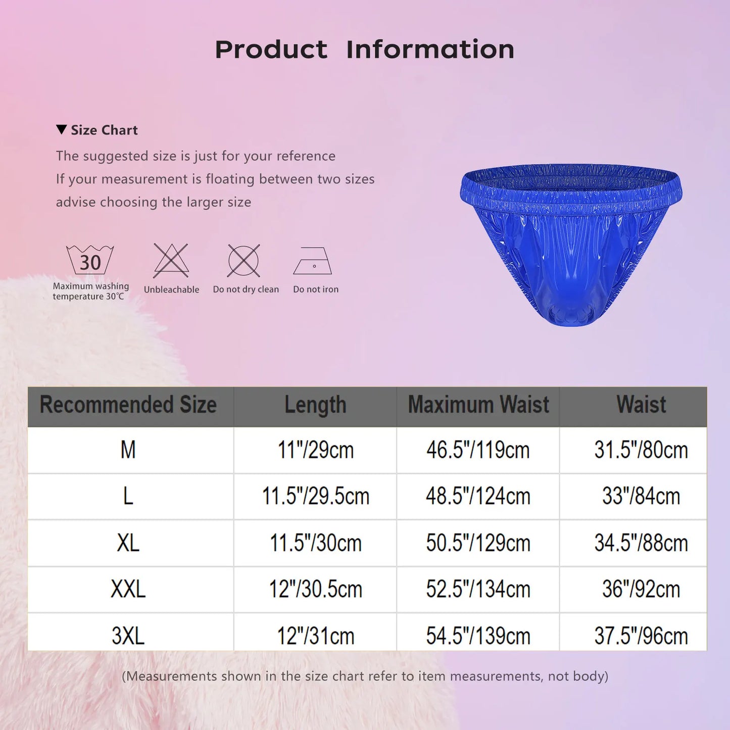 Mens Waterproof Diaper Cover Panties Elastic Waistband Glossy Briefs Leakproof Elderly Special Needs Adaptive Underwear Swimwear