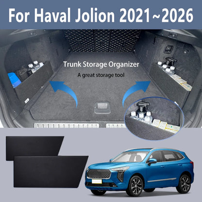 For Haval Jolion 2021~2026 2025 2024 Multifunction Trunk Storage Partition Storage Auto Interior Parts Organizer Car Accessories