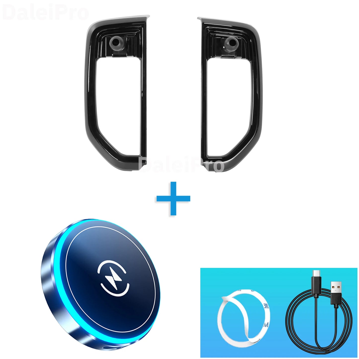 For Ford Everest 2023 2024 2025 Car Phone Holder Car Wireless Charging Mount Custom Designed Dual Phone Holder Base Accessories