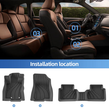 for Subaru Forester 2025 2026 Car Floor Mats Protective Mat Auto Accessories Foot Pad Cargo Liner Trunk Mat Only Fit Left Rudder