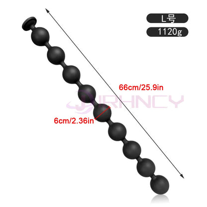 Huge Anal Plug 9cm Anal Beads 100% Liquid Silicone Soft Anal Balls Big Buttplug Prostate Massager Adult Sex Toys For Men