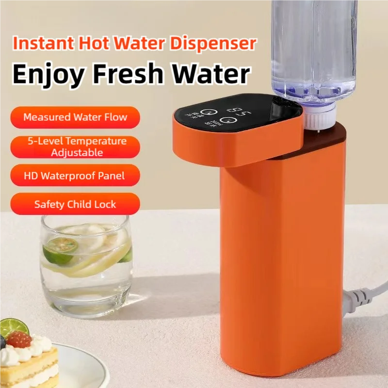 2000W Instant-Heat Water Dispenser 3-Second Rapid Heating Compatible with Mineral Water/Bottled Water Portable Water Dispenser