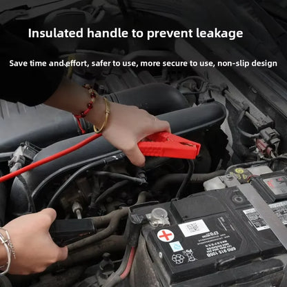 Car Extended And Thickened Double Head Battery Jumper Cable With Clamp Boost Cable Line Emergency Jumper Starter