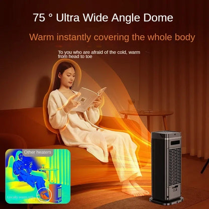 Graphene Electric Heater with Large Area Heating Energy-saving and Quick Heating Fan Multi-purpose Bathroom Heater 220V