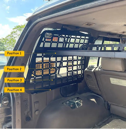 Rear Trunk Cargo Rack Shelf Storage Organizer Hanging Board Molle Panel For Mitsubishi Pajero V21 V31 V33 1991-1999 Car Styling