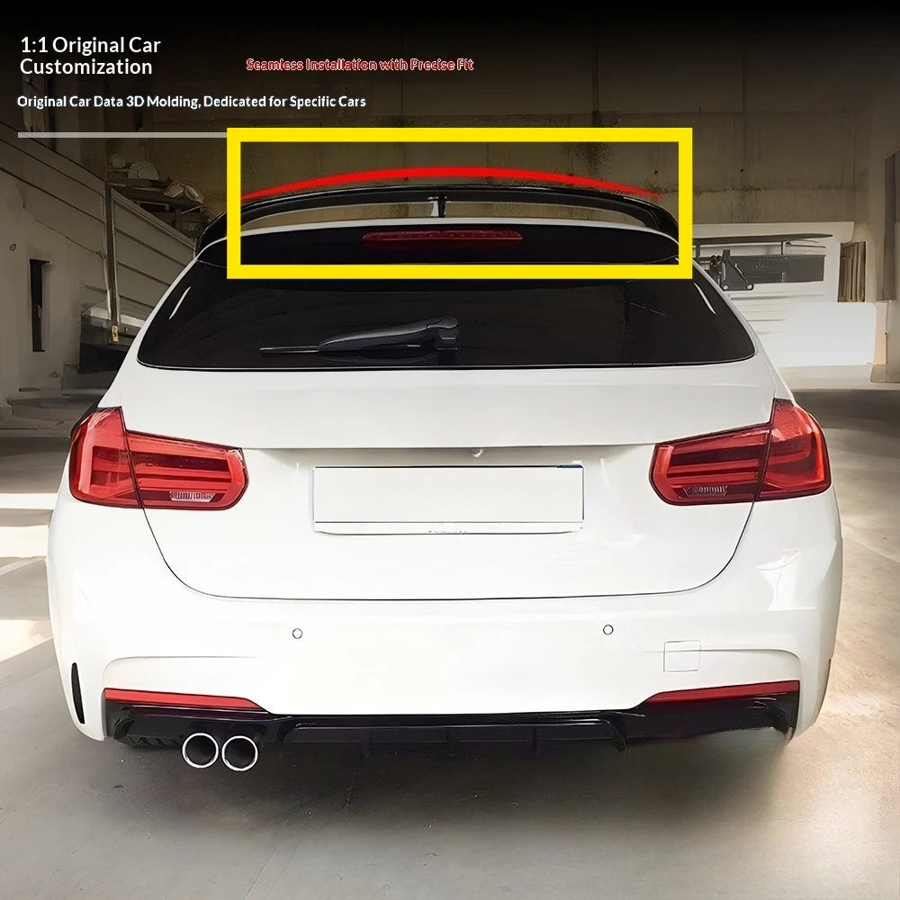 For 2012-2018 BMW 3 Series F31 Touring MP Style Roof Spoiler, Non-Destructive Sport Rear Wing