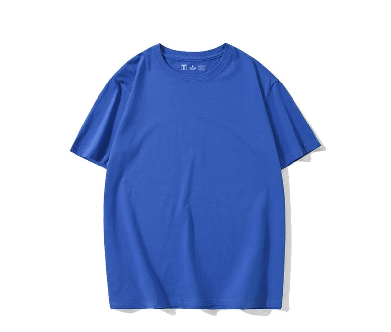Simple White Oversize T-shirts For Women Cotton Summer Green T Shirts Women Short Sleeve Loose Blue T Shirt Women Yellow Top Tee