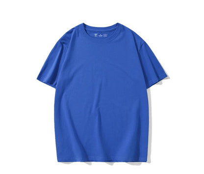 Simple White Oversize T-shirts For Women Cotton Summer Green T Shirts Women Short Sleeve Loose Blue T Shirt Women Yellow Top Tee
