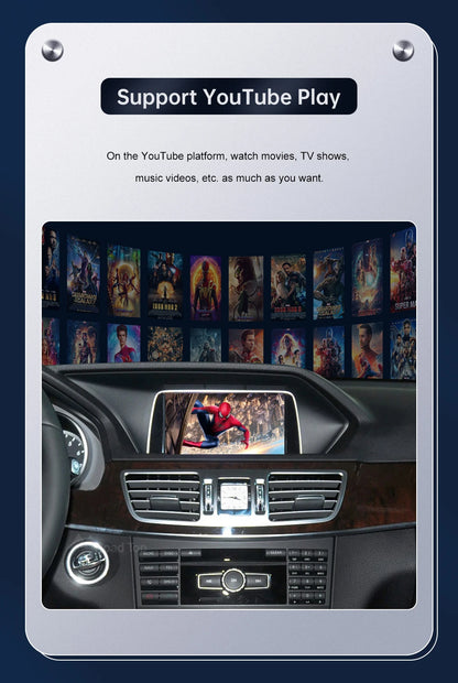 Road Top Wireless CarPlay for Mercedes Benz E-Class W212 E Coupe C207 NTG4.5/4.7/5.0 2011-2015 with Airplay Android Auto