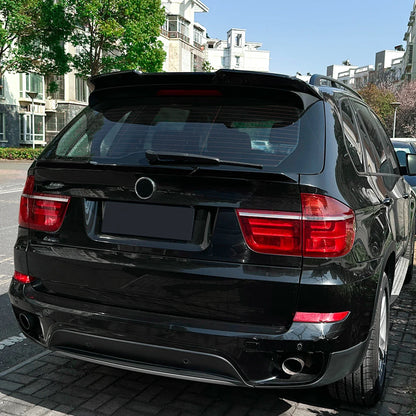 Car Spoiler Wing for BMW X5 E70 2008-2013 Rear Roof Trunk Splitter Tail Fin Guard Board External Decoration Accessories Tuning