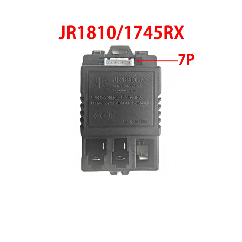 JR1858RXS 7P Children's Electric Ride on Toys Car 2.4G Bluetooth Remote Control Receiver Transmitter with Smooth Start Function