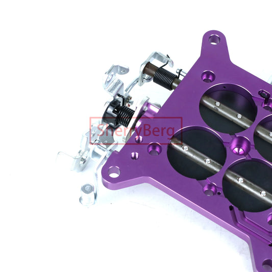 SherryBerg Carburador Carburetor Carb Proform Billet Throttle Base Plate for Holley 850CFM & 950CFM Carburettors PR67156 Karbu