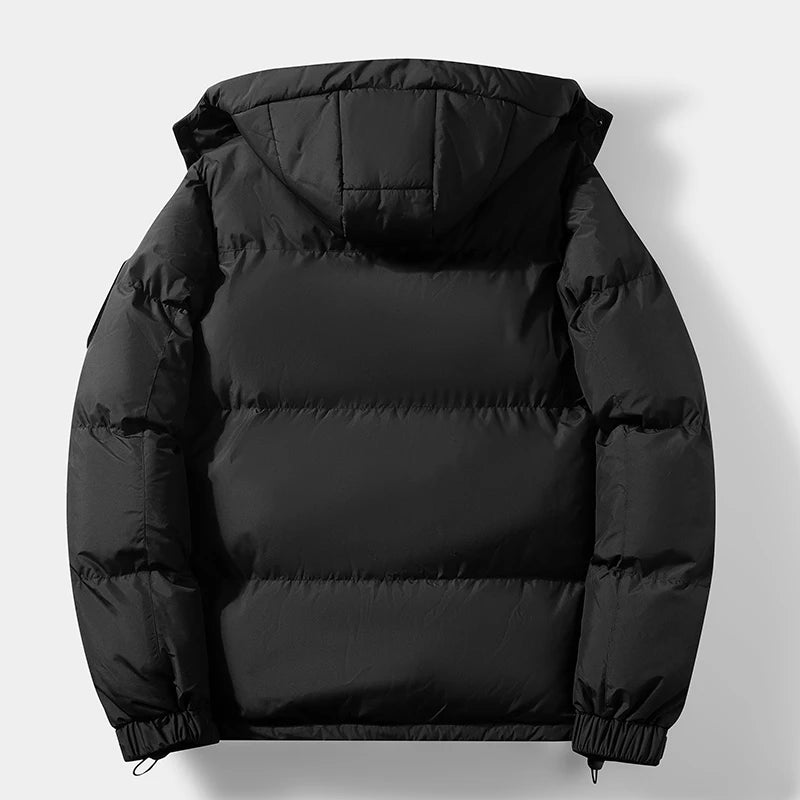 Winter Outdoor Sports Leisure Windproof Breathable Warm Cotton Clothing Comfortable Fashionable Trendy Men's Hooded Jacket