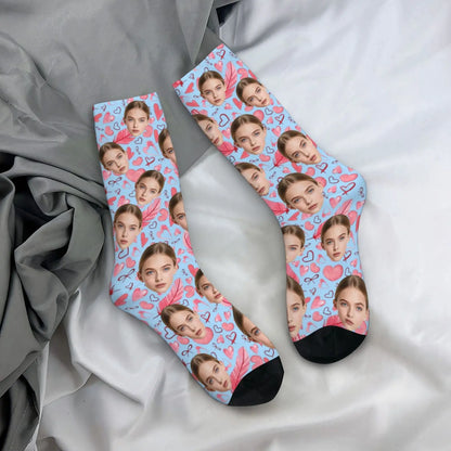 Custom avatar socks for men and women custom photo socks DIY personalized picture socks photo socks personalized gifts
