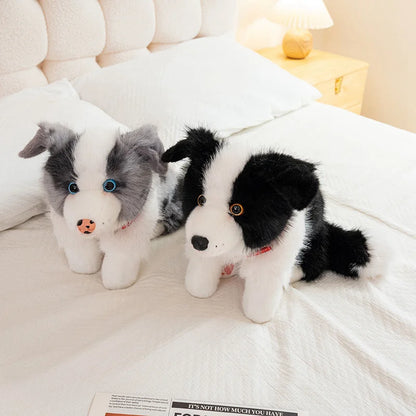 Border Collie Plush Toys Simulated Dog Stuffed Doll Exquisite Home Decor Toys Kawaii Accompany Toys Birthday Surprise Gifts