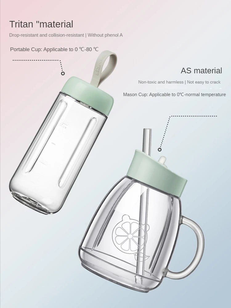 Bear Blender Juicer Portable Household Automatic Multi-Function Food Processor Small Electric Juice Extractor Juicer Cup